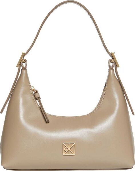 EMBLEM LEATHER MINI SHOULDER B