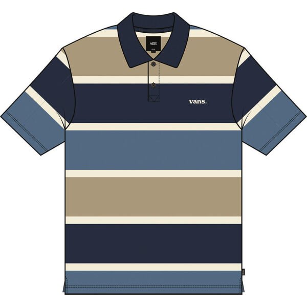 HALICREST STRIPE POLO SS