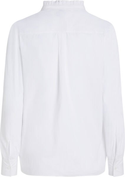COTTON FRILL RELAXED SHIRT