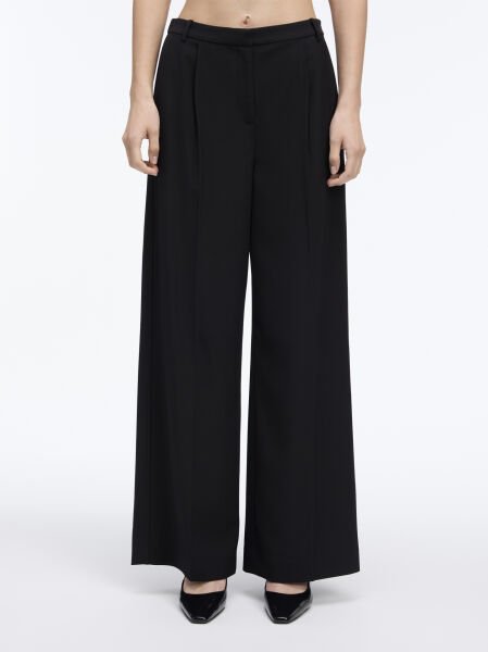 TRAVEL TWILL WIDE LEG PANT