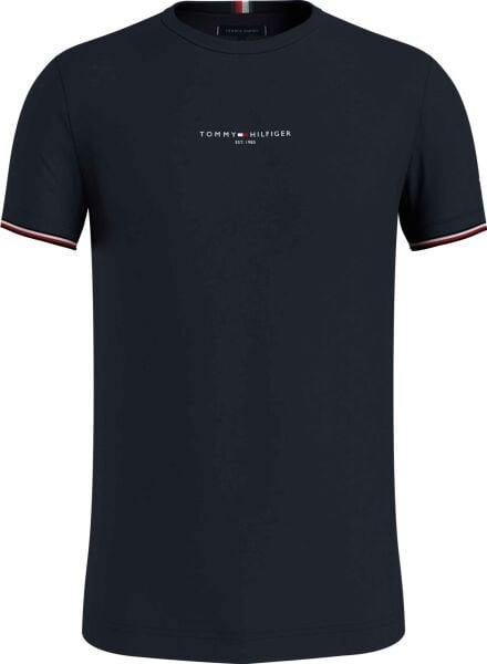 TOMMY LOGO TIPPED TEE