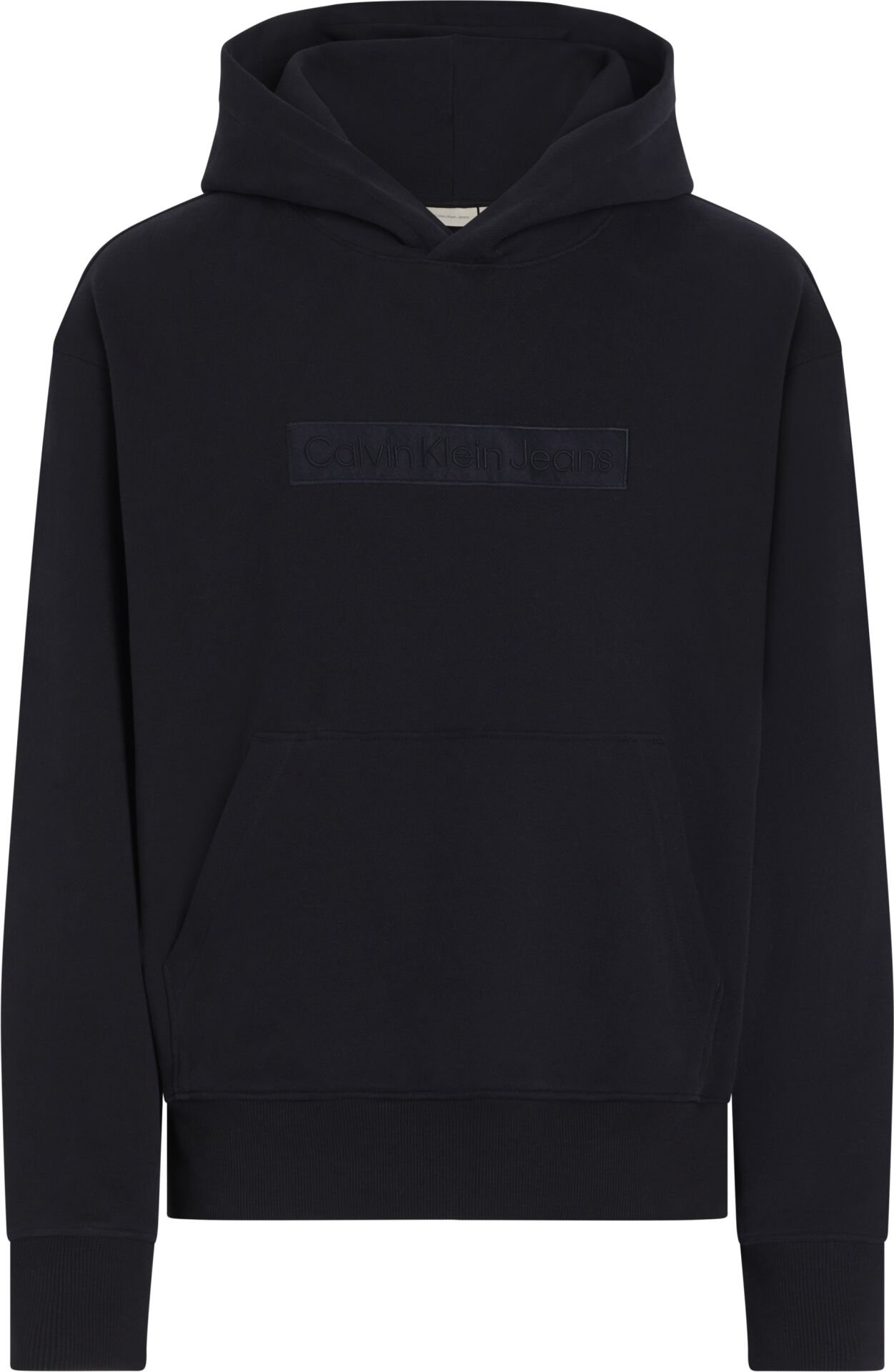 EMBROIDERED BOX HOODIE