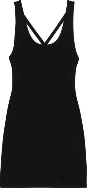 Novelty Sheen Cross Back Dress