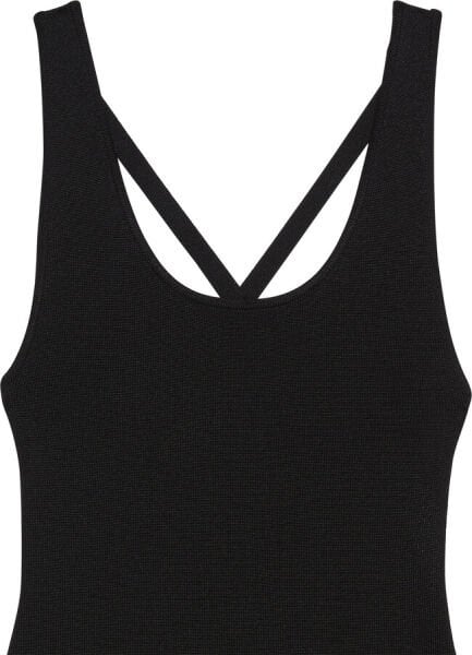 Novelty Sheen Cross Back Dress