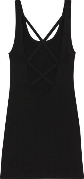 Novelty Sheen Cross Back Dress