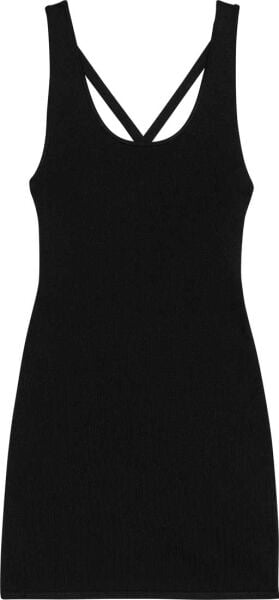 Novelty Sheen Cross Back Dress