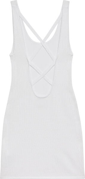 Novelty Sheen Cross Back Dress