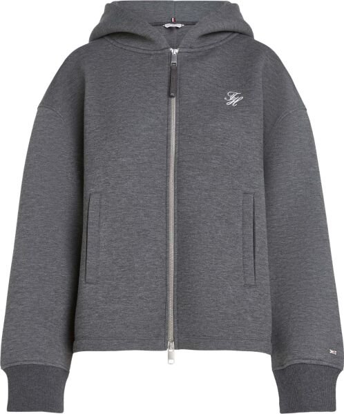 TH SCRIPT INTERLOCK ZIP HOODIE