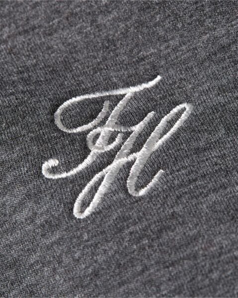TH SCRIPT INTERLOCK ZIP HOODIE