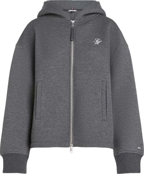 TH SCRIPT INTERLOCK ZIP HOODIE