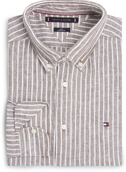 LINEN BENGAL STRIPE RF SHIRT