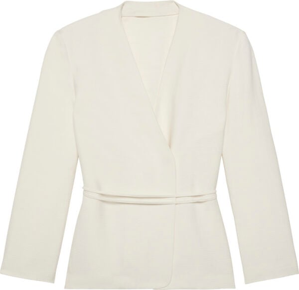 HVY TEXTURED SHINE BLAZER