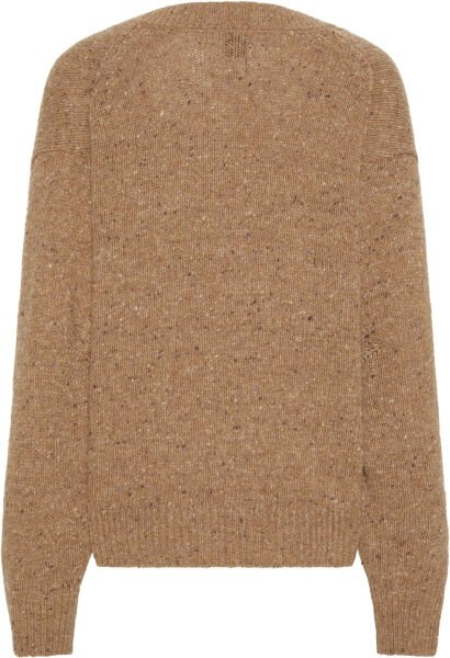 Chunky Neps V Neck Sweater