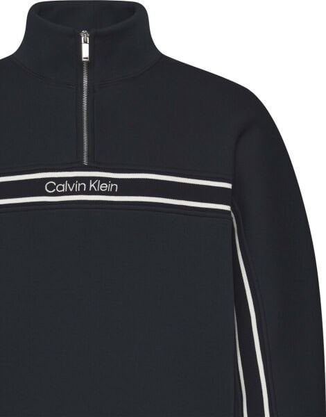 LS COTTON SPACER STRIPE RIB QT