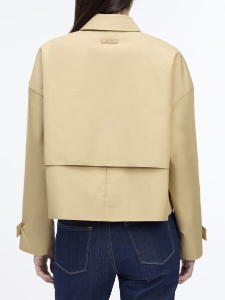 COTTON TWILL TRENCH JACKET