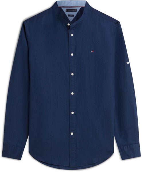 CL LI BLEND STAND COLLAR SHIRT