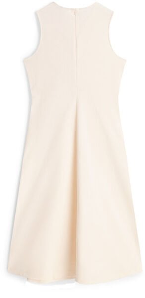 GOLD BUTTON LONG MIDI DRESS NS