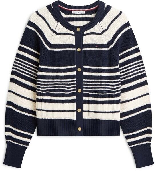 CO CARDI STITCH C-NK LS CARDI