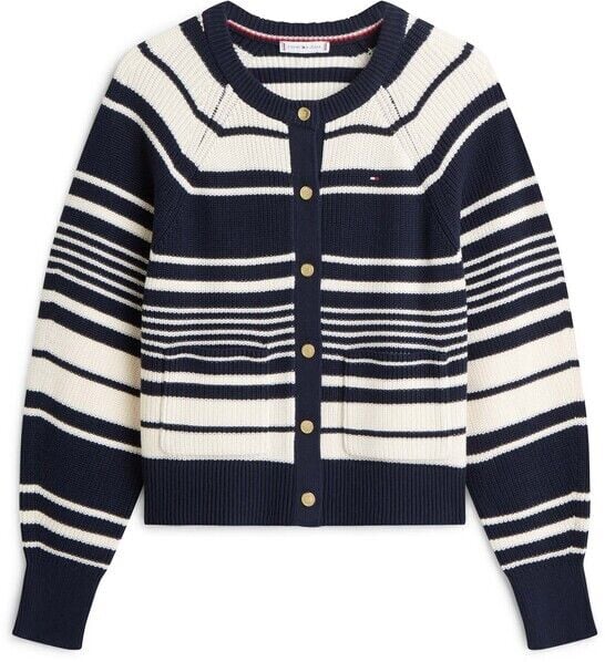 CO CARDI STITCH C-NK LS CARDI