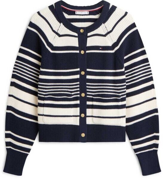CO CARDI STITCH C-NK LS CARDI