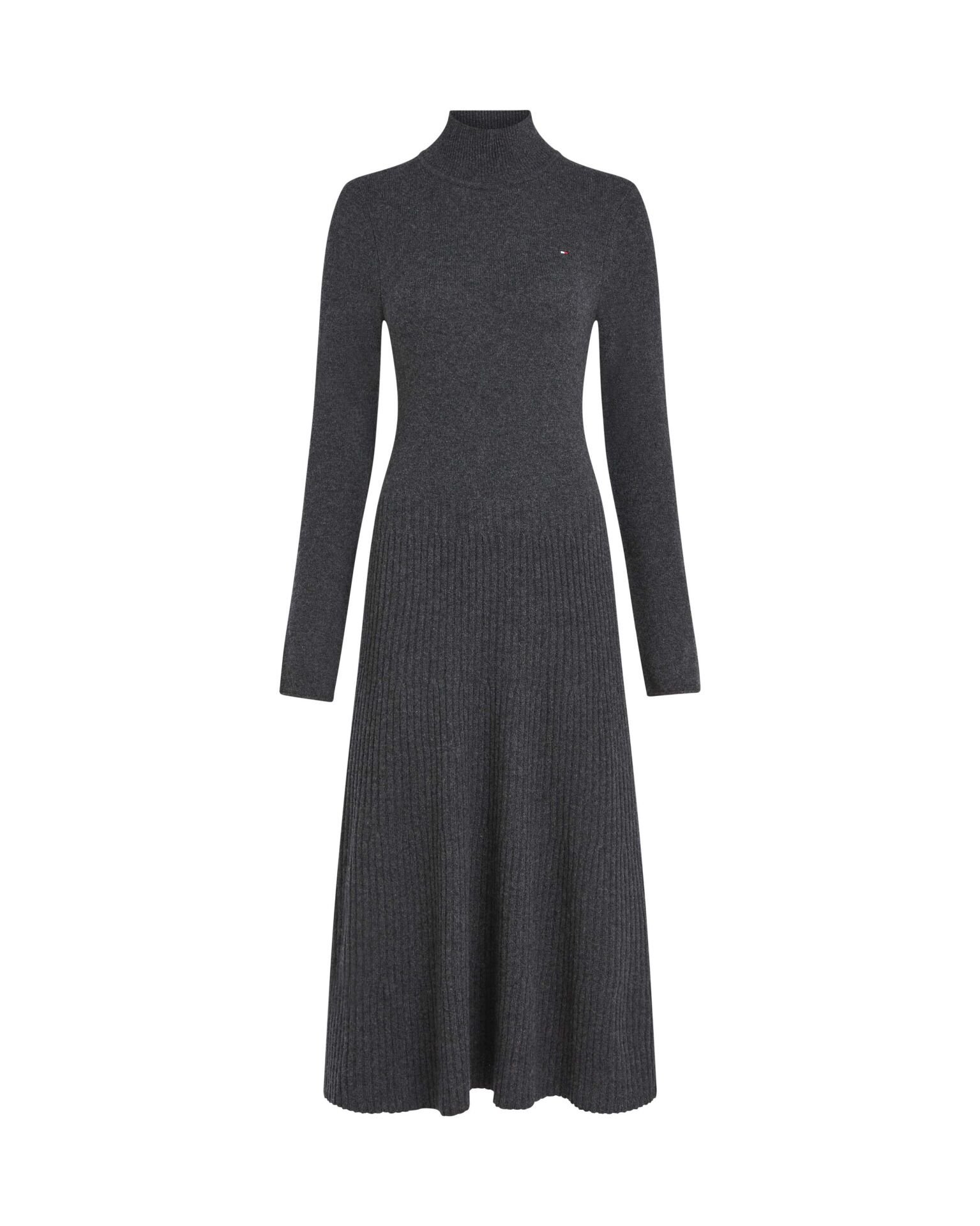 SOFT WOOL LS MOCK-NK SWT DRESS