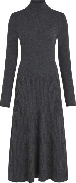 SOFT WOOL LS MOCK-NK SWT DRESS