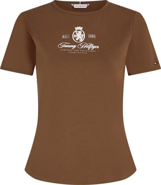 VARSITY CREST SLIM SS TEE