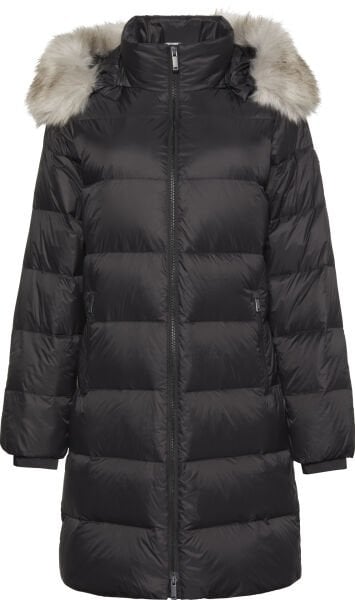LONG DOWN JACKET WITH FUR