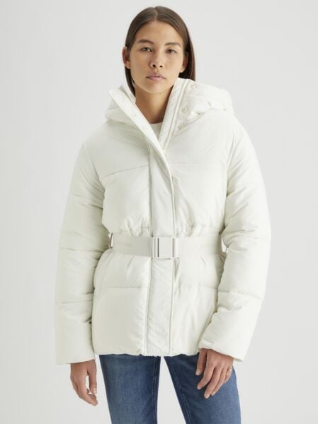 LOGO BELT SHORT PUFFER
