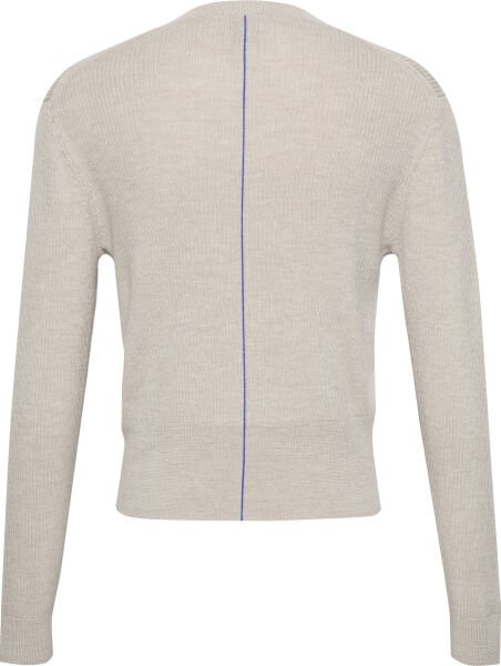 Wool Silk Cropped Cardigan