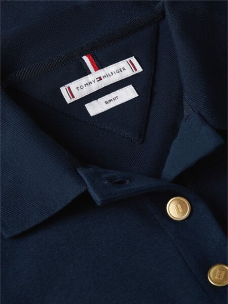 GOLD BUTTON SLIM SS POLO