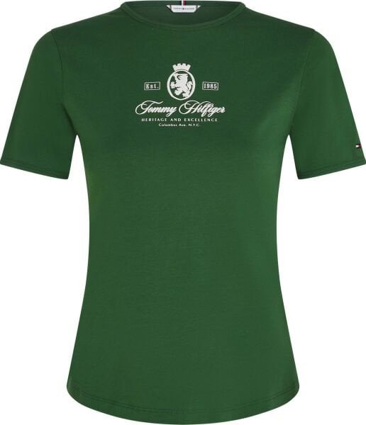 VARSITY CREST SLIM SS TEE