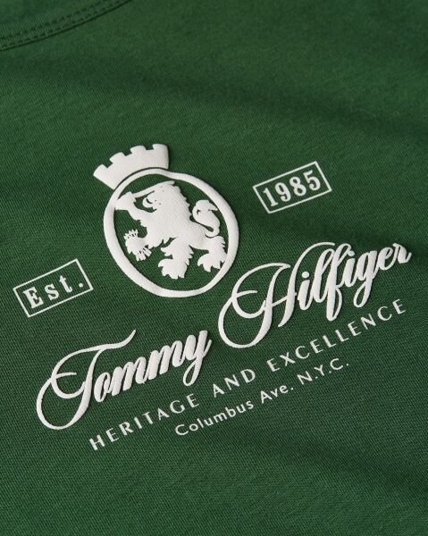 VARSITY CREST SLIM SS TEE