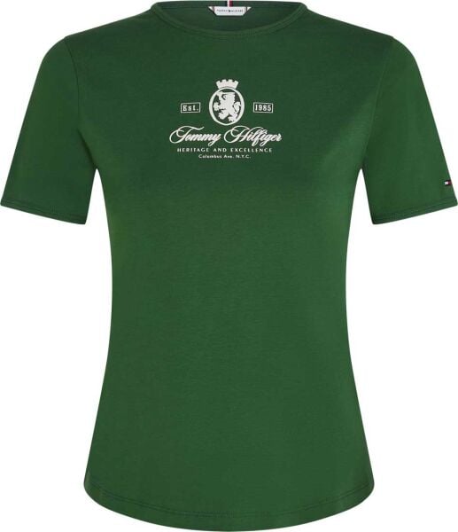 VARSITY CREST SLIM SS TEE