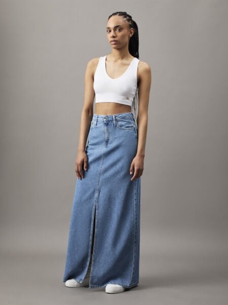 WOVEN LABEL RIB BRALETTE