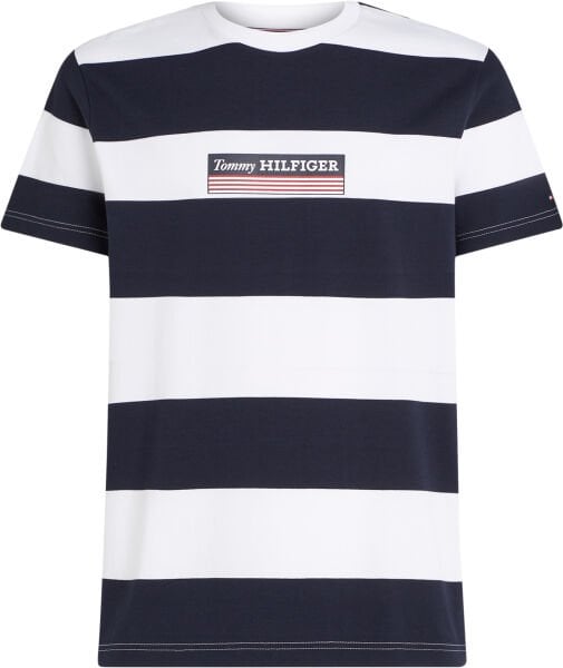 HILFIGER BOX STRIPE TEE