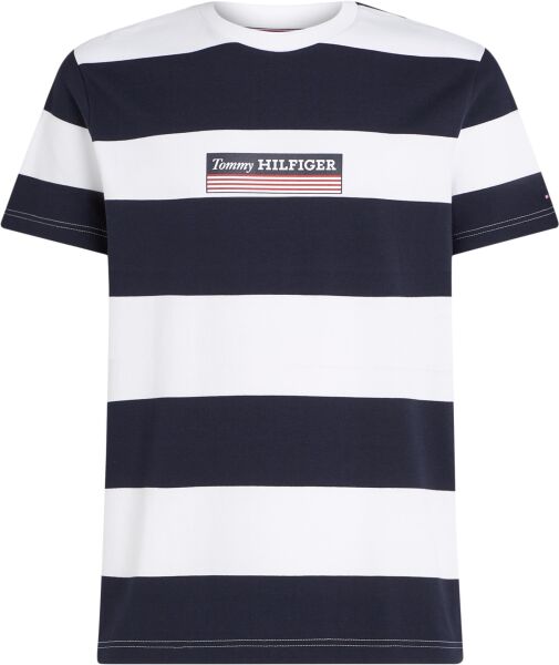 HILFIGER BOX STRIPE TEE