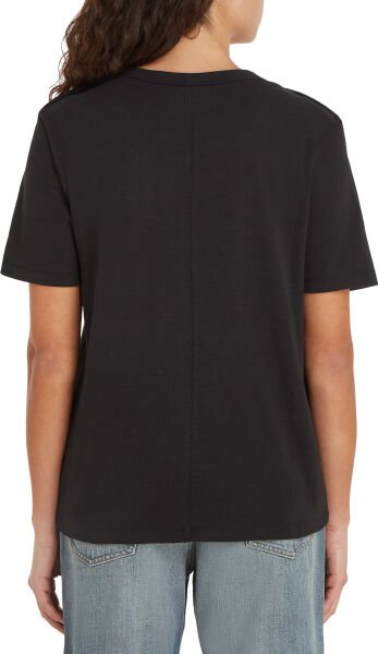 REG STRIPE GOLD BTN C-NK SS