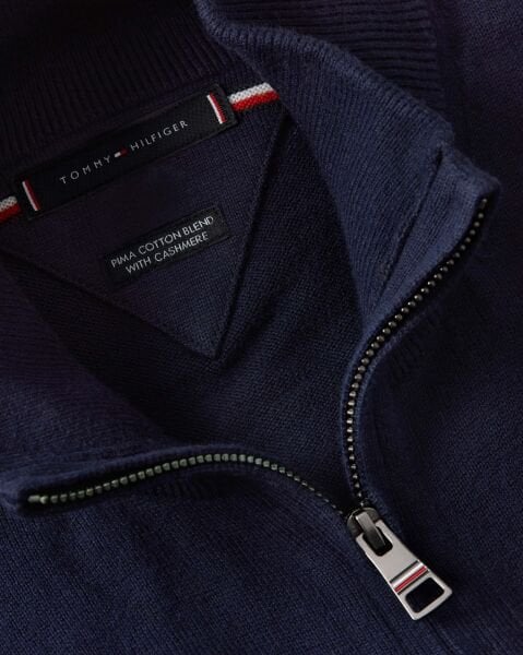 PIMA ORG CTN CASHMERE ZIP THRU