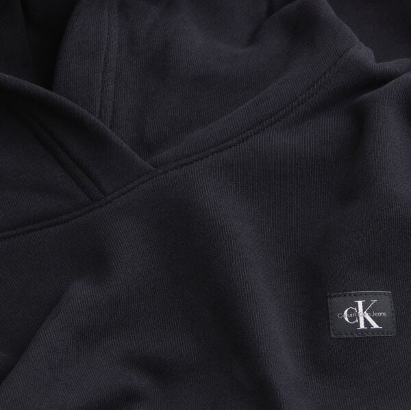 WOVEN LABEL PEACHED HOODIE
