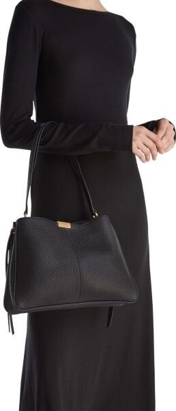 CASUAL LEATHER SHOULDER BAG PE