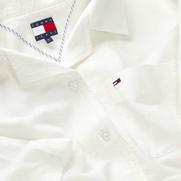 TJW TIE FRONT LINEN SHIRT