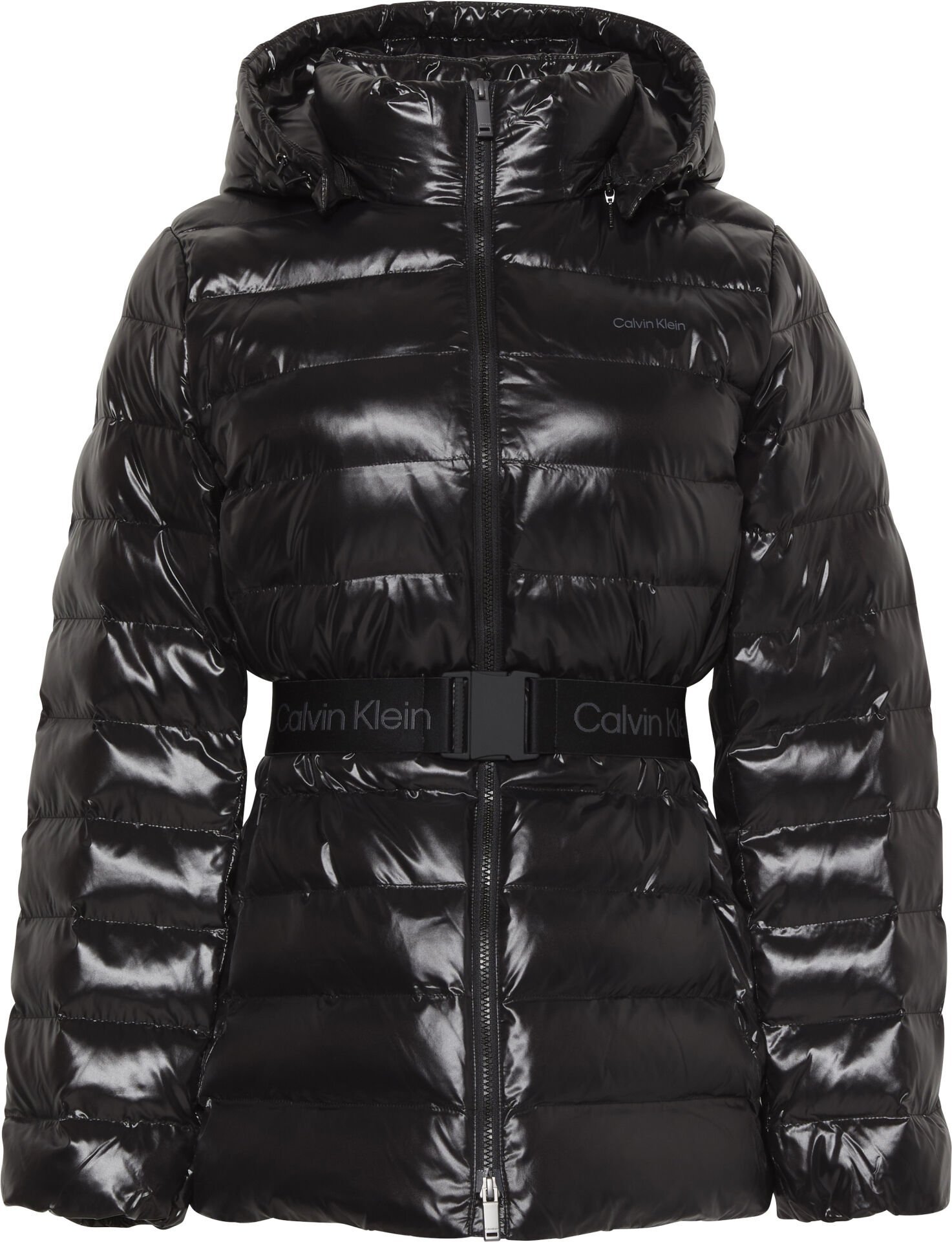 BELTED LIGHTWEIGHT PUFFER