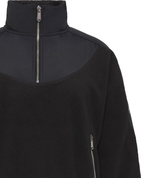 1/4 ZIP MIXED MEDIA POLAR FLEE