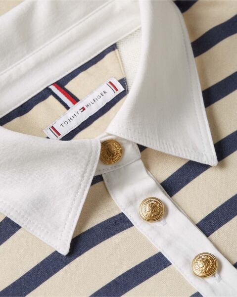 GOLD BUTTON RUGBY TERRY SWTSHR