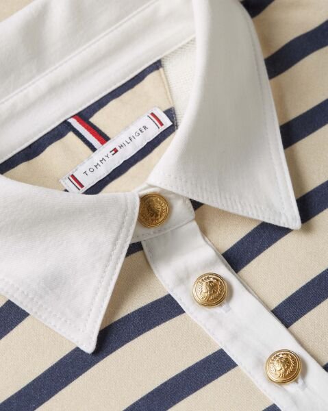 GOLD BUTTON RUGBY TERRY SWTSHR