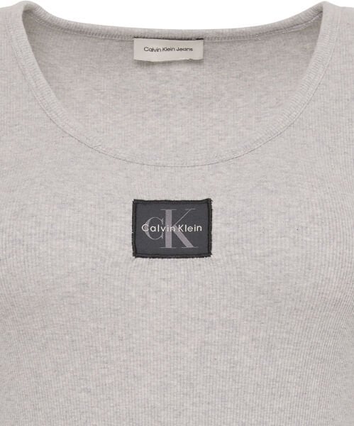 LS WOVEN LABEL 2X2 RIB SCOOP N