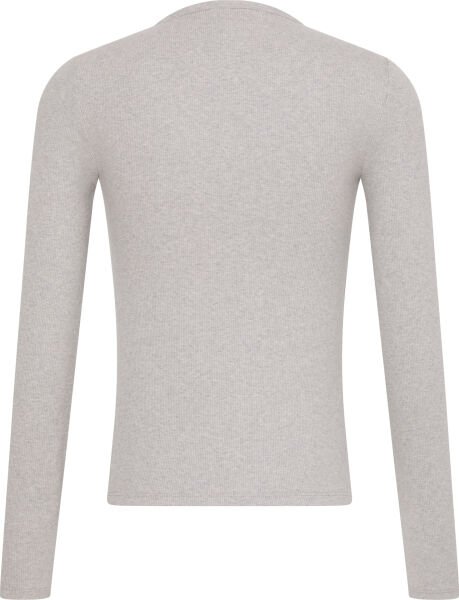 LS WOVEN LABEL 2X2 RIB SCOOP N