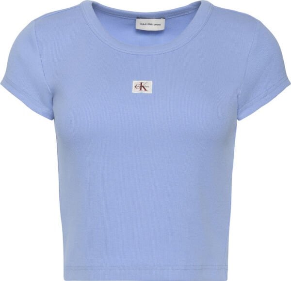 A WOVEN LABEL 2X2 RIB BABY TE