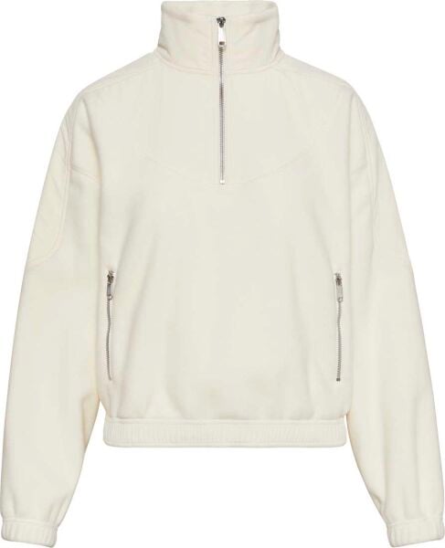 1/4 ZIP MIXED MEDIA POLAR FLEE